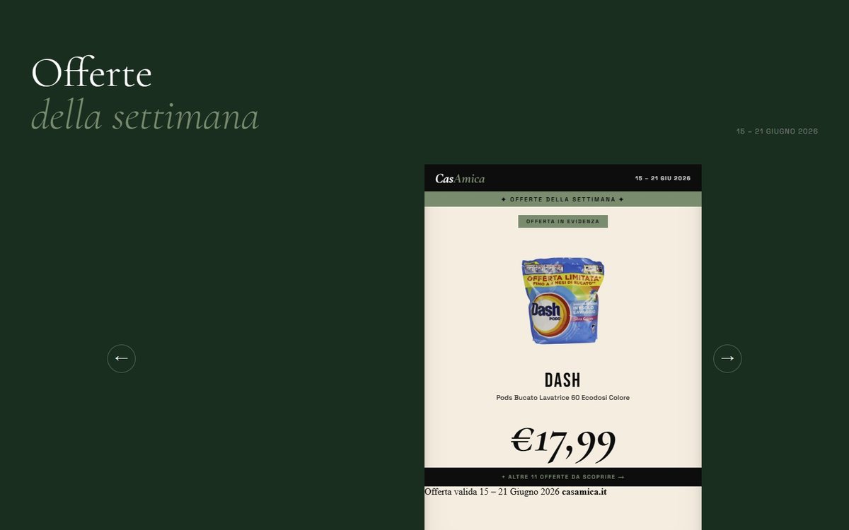 CasAmica — e-commerce prodotti per la casa